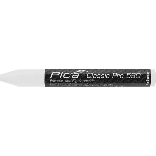 Pica-Marker - Markierungsstift Försterkreide PRO 590/52 12x120mm, weiß − 12 Stück