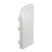 Rehau - Endstück für Sockelleistenkanal RAUDUO Endstück rechts RD ESR40105 rws 40/105 RAL9010 − 10 Stück
