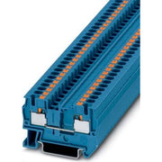 Phoenix Contact - Durchgangs-Reihenklemme Durchgangsreihenklemme PT 4 BU 0,2-6qmm,blau
