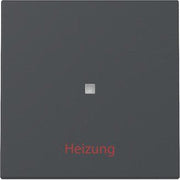 Gira - Abdeckung/Bedienelement für Installationsschalterprogramme Wippe Kontrollf. + Heizung 367828 Ein/Aus Anthrazit