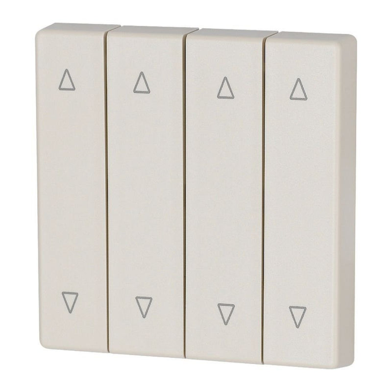 Eaton - Abdeckung/Bedienelement für Installationsschalterprogramme Wippe 4-fach CWIZ-04/22 creme, Jalo