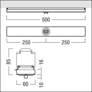 Zumtobel Group - Sicherheitsleuchte LED-Sicherheitsleuchte RESCLITE P #42930004