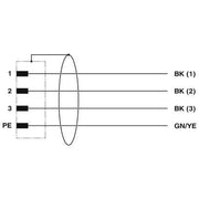 Phoenix Contact - Konfektioniertes Sensor-Aktor-Kabel Powerleitung SAC-4P-MRS/ #1424109