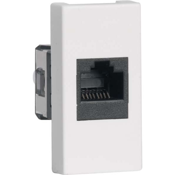 Peha - Einsatz/Abdeckung für Kommunikationstechnik UAE-Steckdose Cat6 D 2758.02 UAE-C6 reinweiß
