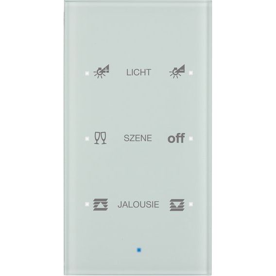 Berker - Bussystem-Tastsensor Glas-Sensor 3fach 75143930 polarweiß