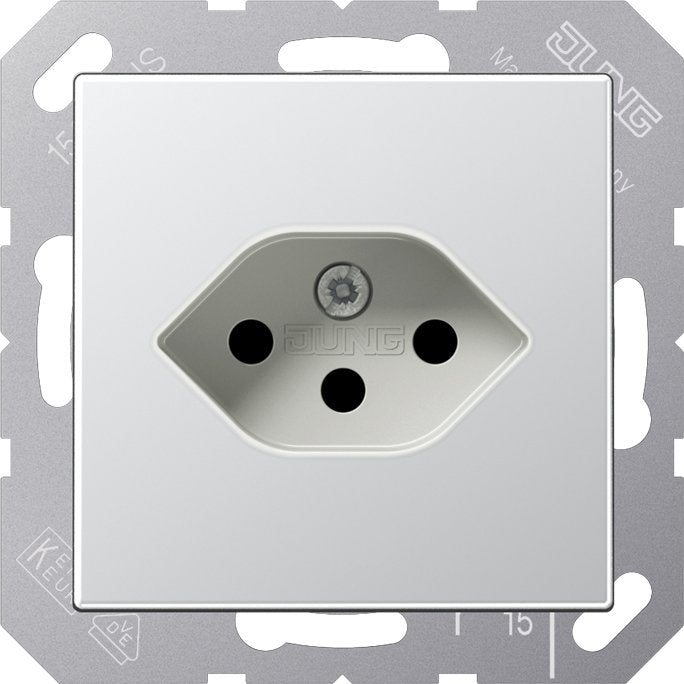 Jung - Steckdose alu A 1520-13 BF SEV AL Schweizer Norm