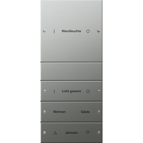 Gira - Bussystem-Tastwippe Wippenset 4-fach 2134602 beschr. Sys 55 eds