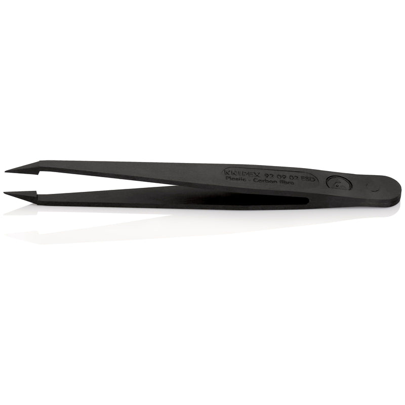Knipex - Pinzette Kunststoffpinzette 92 09 02 ESD ESD Glatt 115 mm − 1 Stück