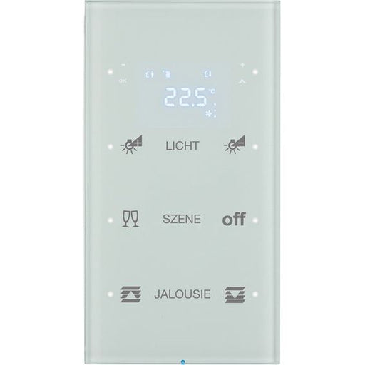 Berker - Bussystem-Tastsensor Touchsensor 3fach 75643150 Glas polarweiß