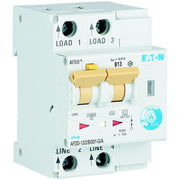 Eaton - Kombination FI-Schalter/Leitungsschutzschalter mit Zusatzeinrichtung Brandschutzschalter AFDD-13/2/B/001-G/A 2p,B,13A,10mA,TypG/A