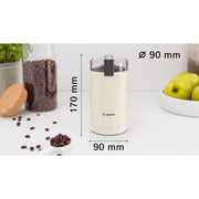 Bosch SDA - Kaffeemühle TSM6A017C creme 180W,max.75g