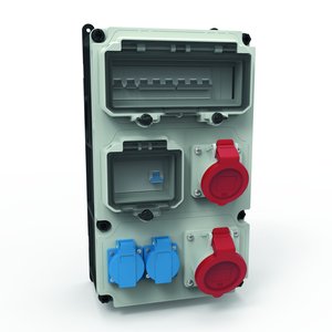 Bals Elektrotech - CEE-Steckdosen-Kombination (IEC 60309) Steckdosen-Kombination 89076 Größe L