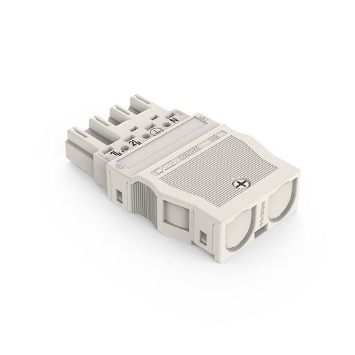 WAGO - Steckverbinder für steckbare Gebäudeinstallation Stecker 770-134 2x0,5-4mmq weiß − 25 Stück