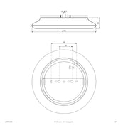 EVN Lichttechnik - Decken-/Wandleuchte LED-Anbauleuchte L40300125BM m. Bewegungsmelder