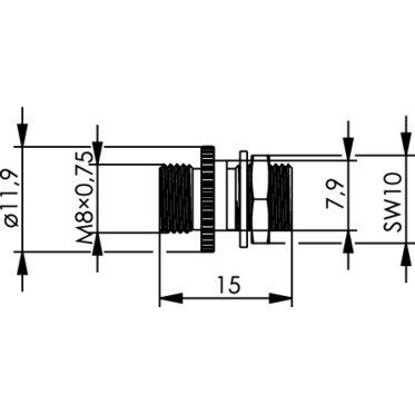 Telegärtner - LWL-Kupplung FC/PC-Kupplung SM u. MM 100007086 Keramik/Metall