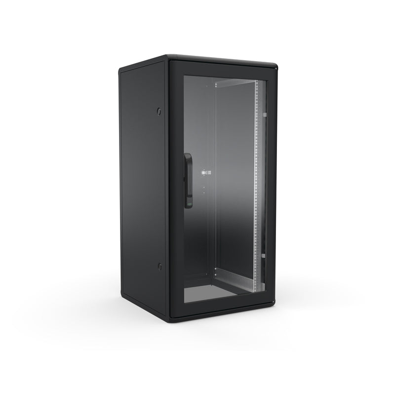Enoc - Netzwerk-/Serverschrank Standschrank 24 HE F1 6612-S 600x600x1200 sw