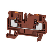Weidmüller - Durchgangs-Reihenklemme A2C 4 BR PUSH IN, 4 mm² − 100 Stück