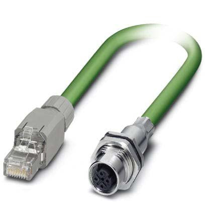 Phoenix Contact - Patchkabel Kupfer Industrie Netzwerkkabel VS-IP20-M12F#1416158