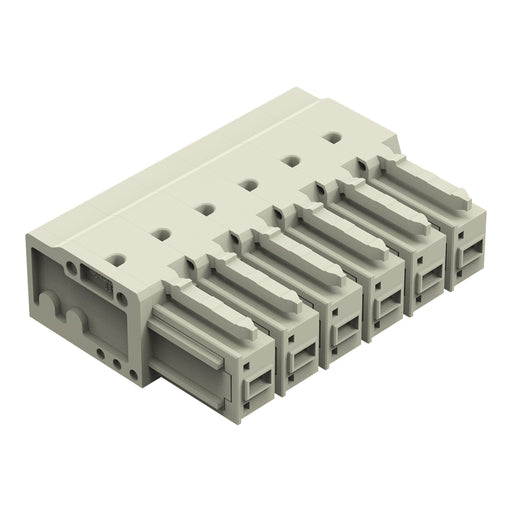 WAGO GmbH & Co. KG - Leiterplattensteckverbinder THTFederleiste abgewinkelt 831-3526 Maß 7,62mm,lgr − 24 Stück