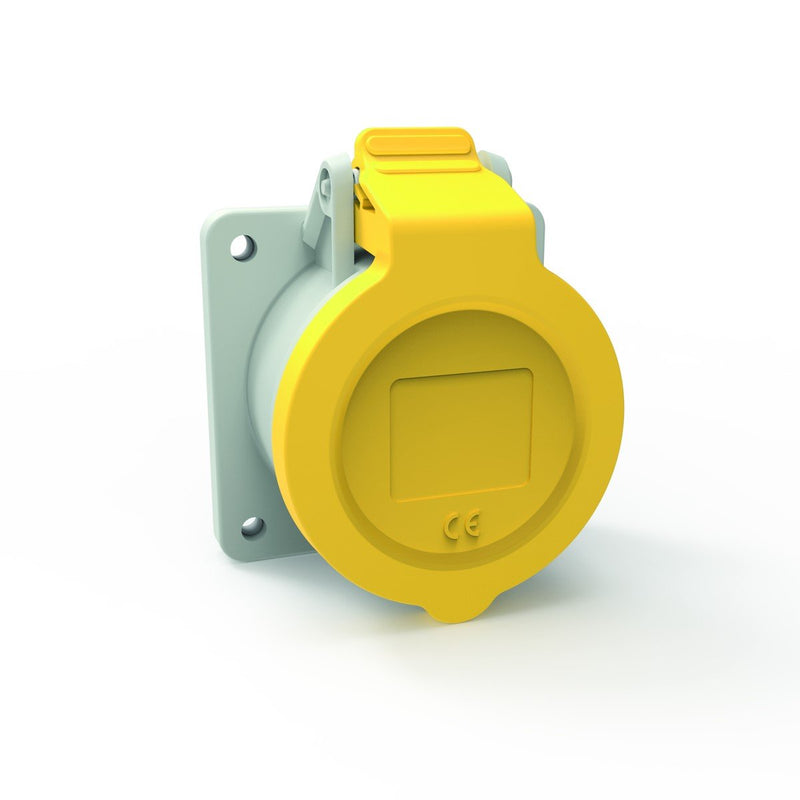 Bals Elektrotech - CEE-Anbausteckdose (IEC 60309) Anbausteckdose gerade 136971 16A 5p 110V 4h IP54 − 10 Stück
