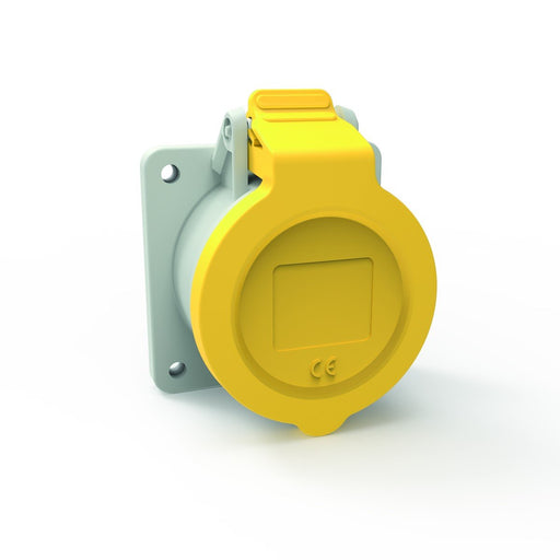 Bals Elektrotech - CEE-Anbausteckdose (IEC 60309) Anbausteckdose gerade 136971 16A 5p 110V 4h IP54 − 10 Stück