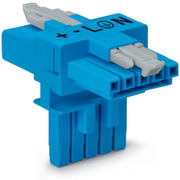 WAGO - Kompaktverteiler für steckbare Gebäudeinstallation T-Verteiler 5-polig 890-617 Kod. I,blau − 25 Stück