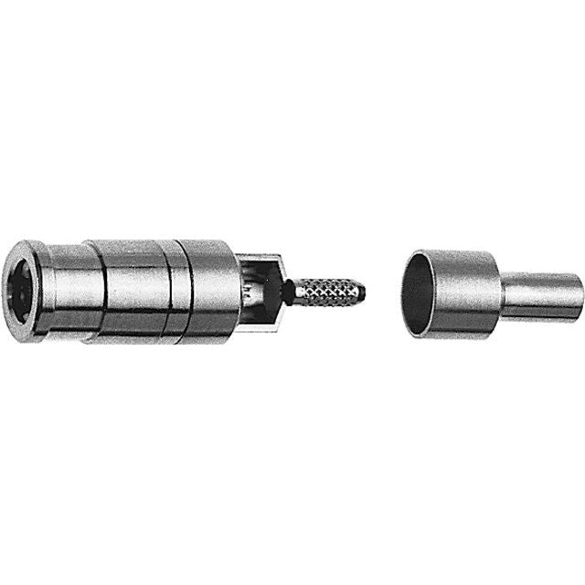 Telegärtner - Koax-Steckverbinder SMB-Kabelbuchse Au 50Ohm 100024883 G7 (RG-316/U) − 5 Stück