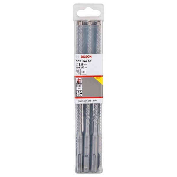 Bosch - Bohrer PRO SDS plus-5X 2608833895VE(10) Hammerbohrer 6,5 x