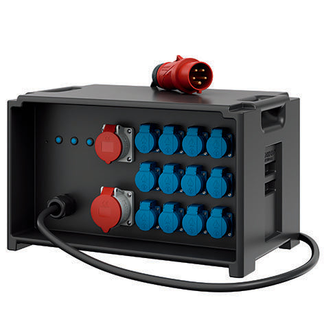 Mennekes - CEE-Steckdosen-Kombination (IEC 60309) Steckdosen-Kombination 9500722 AMAXX, IP 44