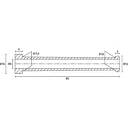 HellermannTyton - Durchführungstülle Tülle HV 2107-PVC-BK − 200 Stück