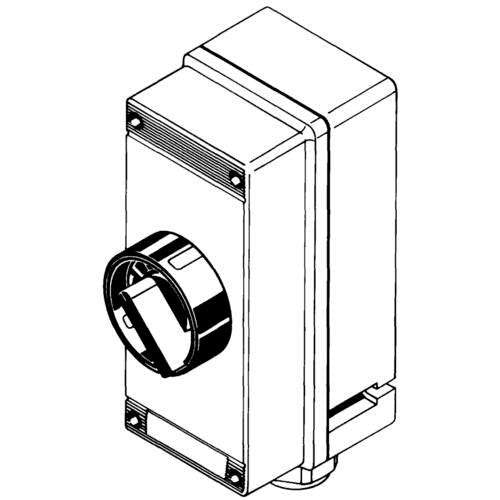 Stahl - Befehls- und Meldegeräte-Kombination im Gehäuse Timer 217595 ZMU3-230V AC