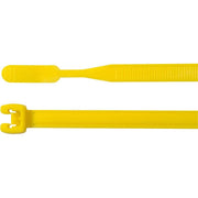 HellermannTyton - Kabelbinder Q50I PA66 YE 100 290x4,7mm − 100 Stück