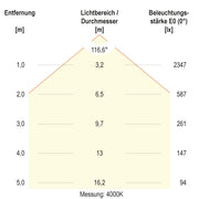 EVN Lichttechnik - Decken-/Wandleuchte LED-Anbauleuchte DDT800925 CCT Switch
