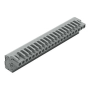 WAGO - Kabelsteckverbinder für Leiterplattensteckverbinder 1-Leiter Federleiste 232-122/026-000 CAGECLAMP 2,5mm²,gr − 10 Stück