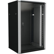 Enoc - Netzwerkgehäuse Wandschrank 18HE 2tlg. sw W2 18-65-S 19"600x500x934mm