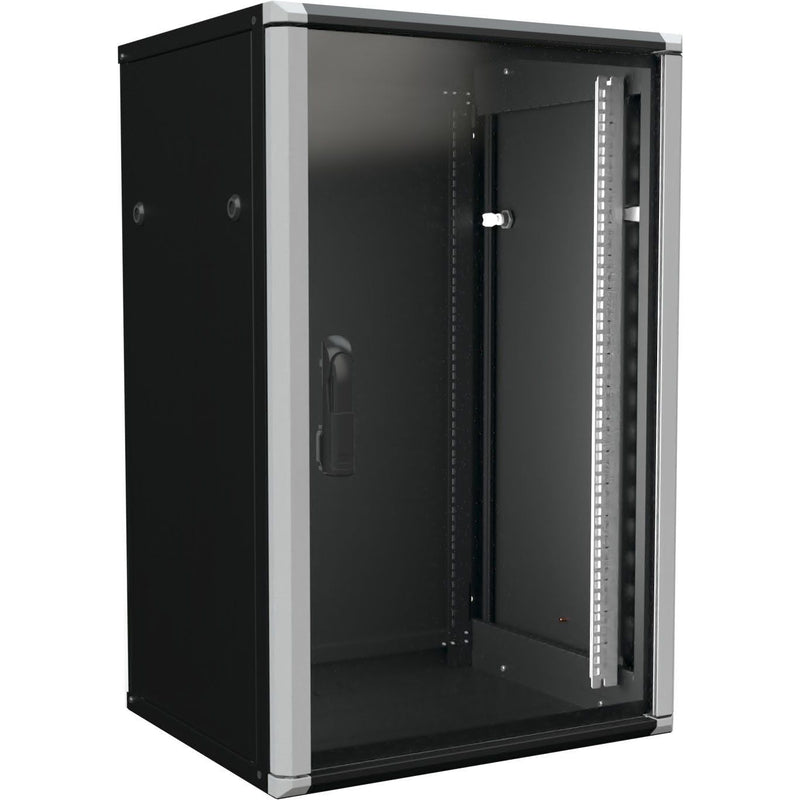 Enoc - Netzwerkgehäuse Wandschrank 18HE 2tlg. sw W2 18-65-S 19"600x500x934mm