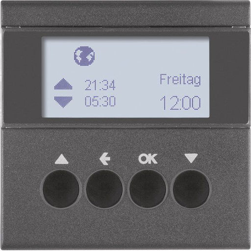 Berker - Jalousiesteuerung Jalousie-Schaltuhr 85741185 anthrazit matt