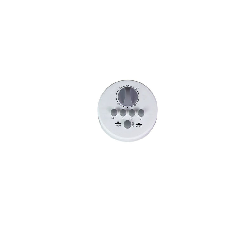 DeKon - Umluftventilator Turmventilator B 293 Stratos ws Höhe 76 cm, 50W