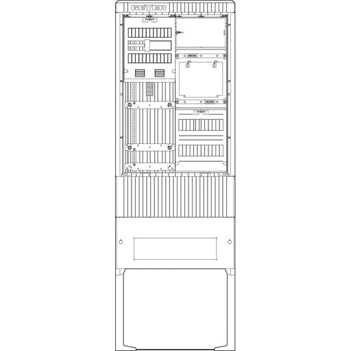 ABN - Zähler-Komplettschrank Zähleranschlusssäule SZ175EE1511 1 eHZ 5pol
