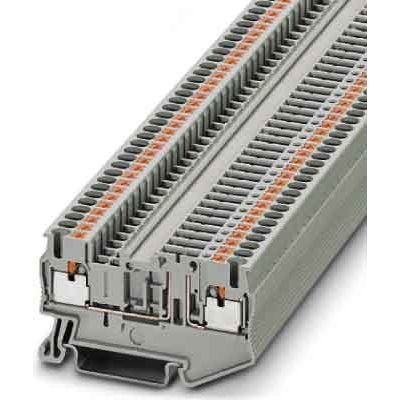 Phoenix Contact - Trenn- und Messtrenn-Reihenklemme Trennklemme PT 4-TG 0,2-6qmm,20A 400V,gr − 50 Stück