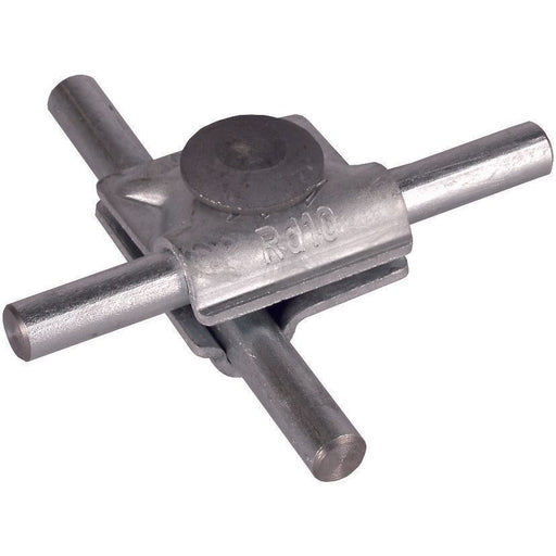 DEHN - Verbinder für Blitzschutz MV-Klemme MVK 10 FRM10X35STTZN St/tZn f. Rd 10mm