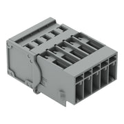 WAGO - Ein- und mehrpolige Klemmenleiste 1-Leiter-Stiftleiste 769-605/001-000 CAGECLAMP,4mm²,gr − 50 Stück