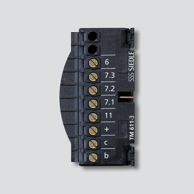 Siedle&Söhne - Zubehör/Ersatzteile für Türkommunikation Klemmblock TM 611-3 Schwarz