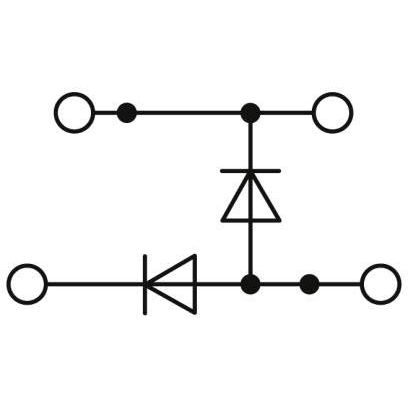 Phoenix Contact - Bauelement-Reihenklemme Bauelementreihenklemme PTTB 2,5-2DI#3211433  − 50 Stück
