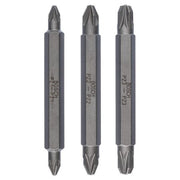 Bosch - Bit-Set Doppelklingenbit-Set, 2607001749 3-teilig PZ1 PZ1 PZ2