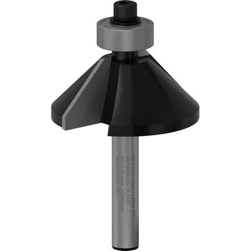 Bosch - Fräser PRO Fasefräser, 2608628448 45°, Schaft 6 mm