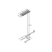 Brumberg Leuchten - Stehleuchte LED-Stehleuchte 77411174ST 1 Kopf, 4000K, ws