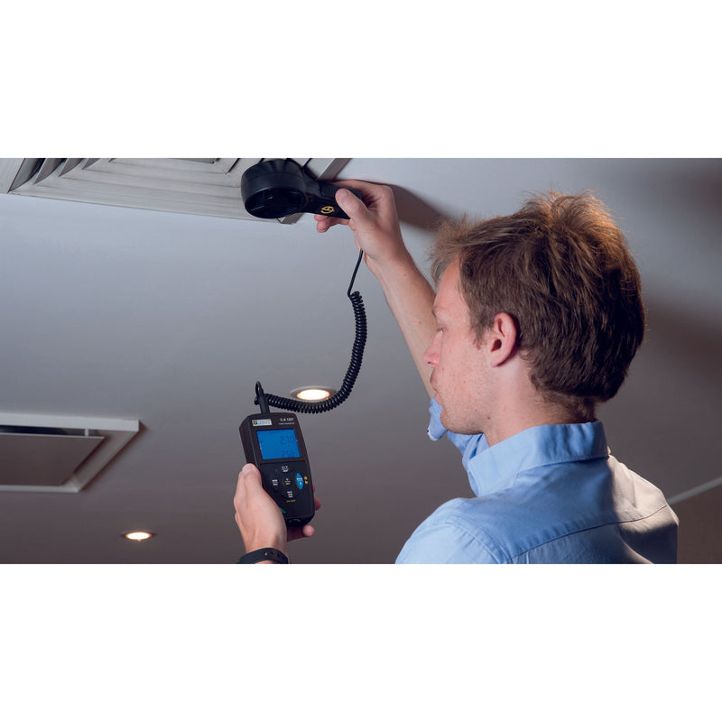 Chauvin Arnoux - Luftgeschwindigkeitsmesser Thermo Anemometer C.A 1227 Luftvolumenstrom