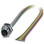 Phoenix Contact - Rundsteckverbinder, feldkonfektionierbar (Industriesteckverbinder) Einbausteckverbinder SACC-DSI-M12#1411590 − 1 Stück