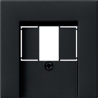 Gira - Einsatz/Abdeckung für Kommunikationstechnik Abd. USB-Spannungsvers. 0376005 Schwarz m